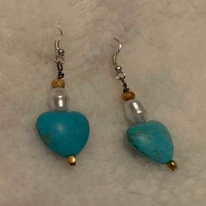 dangle,hook earrings handmade original